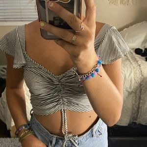 Stripe crop top